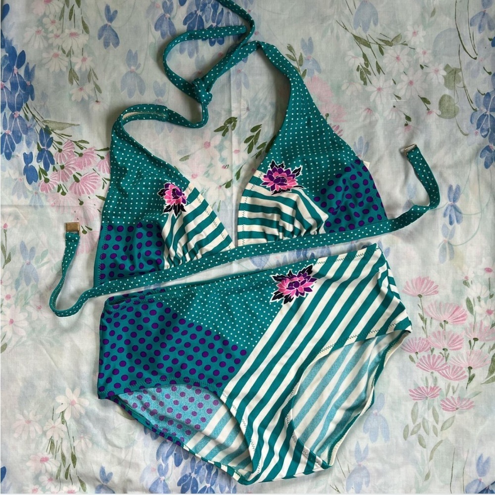 Vintage Bikini - St. Raphael Made In Italy - Sz. 14 - Picture 1 of 8